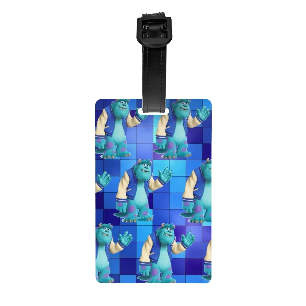 

Custom Monsters University Luggage Tag With Name Card Privacy Cover ID Label for Travel Bag Suitcase
