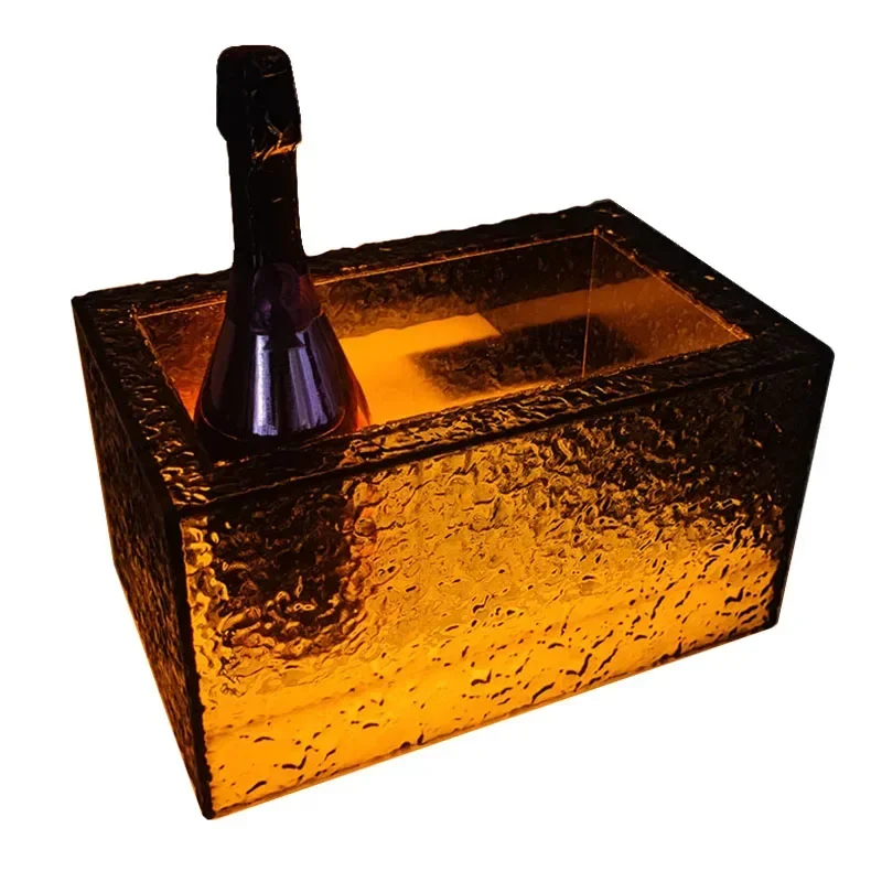 

Bar KTV luminous beer bucket acrylic ice rock red wine base new LED creative champagne bucket ice bucket