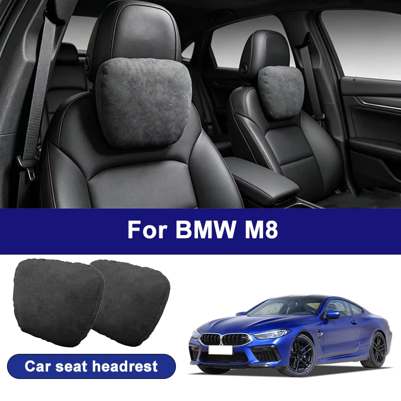 

For BMW M8 car headrests, soft universal adjustable car seat pillows, car neck pillow cushions, car accessories