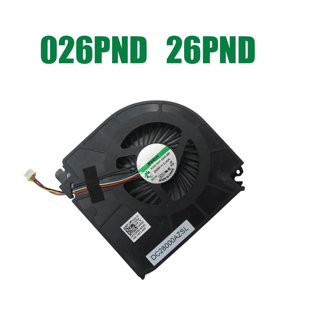 

For DELL For Precision M5700 M6700 BATA0815R5H P003 DC28000ZASL MG60150V1-C040-S9A 026PND 26PND Laptop CPU Fan