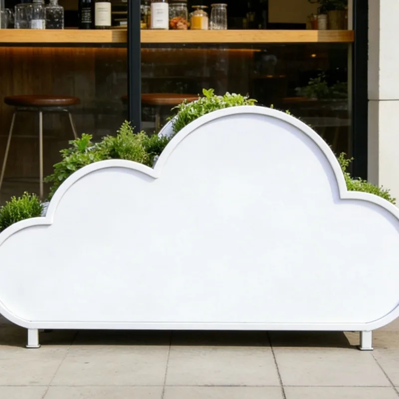 box cloud modeling balcony courtyard park street outside pendulum pedestrian street planting decorative flower pot 3