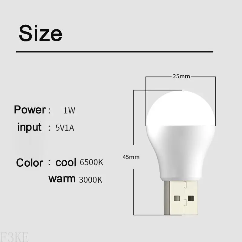 F3KE USB Led Night Light