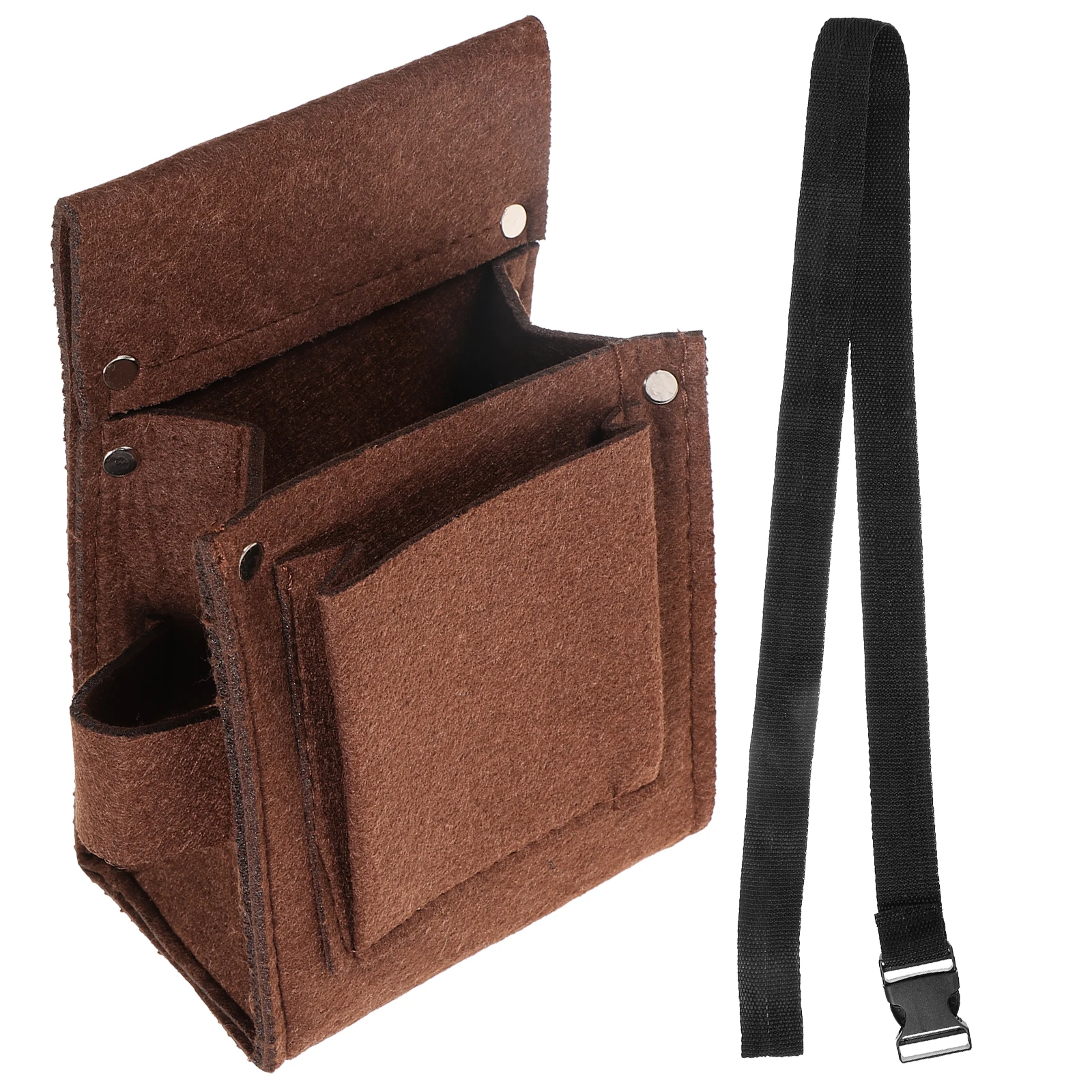 

Durable Nail Pouch Tool Belt Bag for Construction Brown Small Size Wear Resistant Lightweight Storage for Nails Tools Carpentry