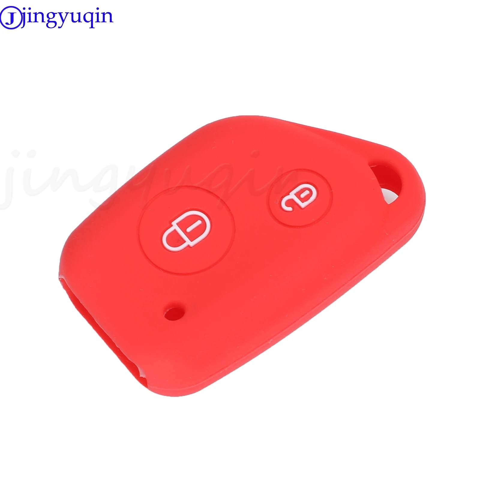 jingyuqin Soft Silicone Car Key Cover Case 2 Buttons for Peugeot 106 205 206 306 405 406 for Citroen Berlingo Xsara Picasso Saxo