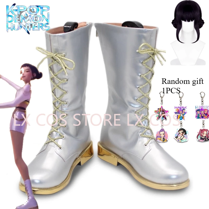 Kpop Hunter Girl Group HUNTRX Zoey Cosplay zapatos niños adultos botas