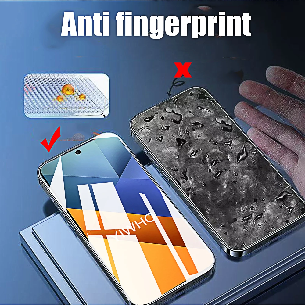1-4pcs Protective Glass for Xiaomi Poco M6 Pro 4G M6 M5s M5 M4 ProTempered Glass Screen Protectors on Pocco Poxo Poko M 6 5 4 3
