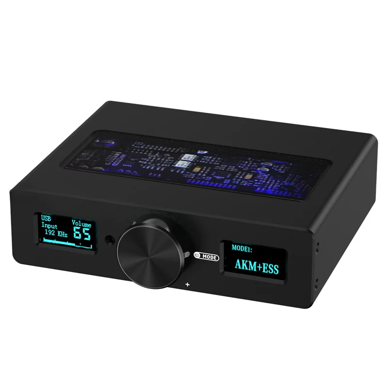 Dual core decoding ES9038+AK4493 fever grade lossless hard solution DSD desktop DAC decoder