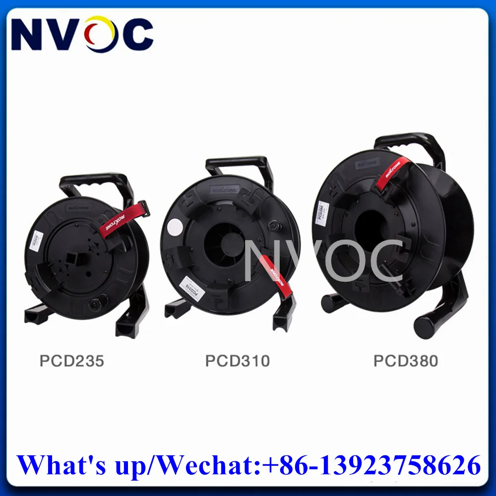 100-300-500M OEM Portable Reel for Armored Tactical Cable,PCD235 PCD310 PCD380 Outdoor Military Retractable Fiber