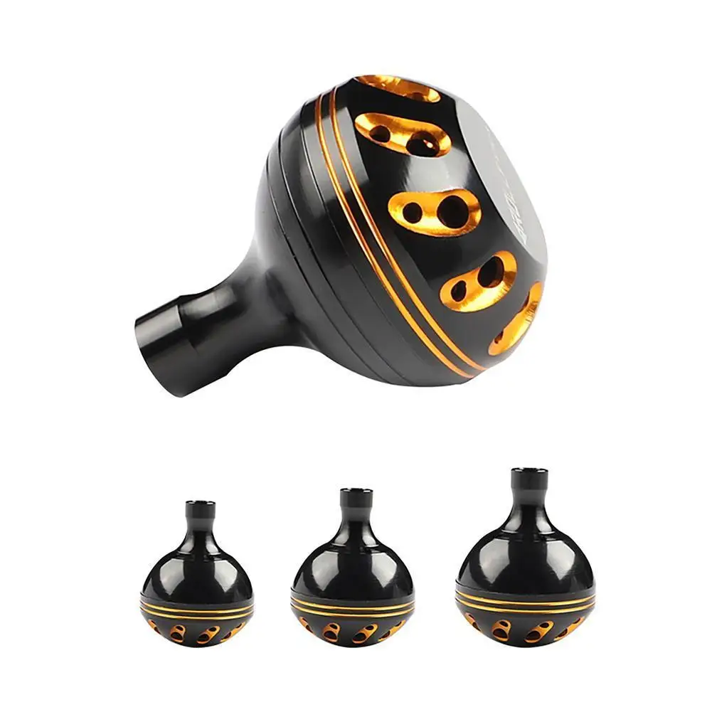 

Fishing Reel Rocker Arm Knob Grip Ergonomics Design Metal Knob Handle For Low-profile Reel Spinning Fishing Reel