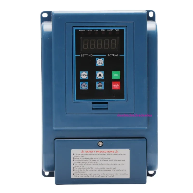 ZUKED Water Pump Constant Pressure Motor Supply Special Frequency Converter 1.5Kw Single Phases