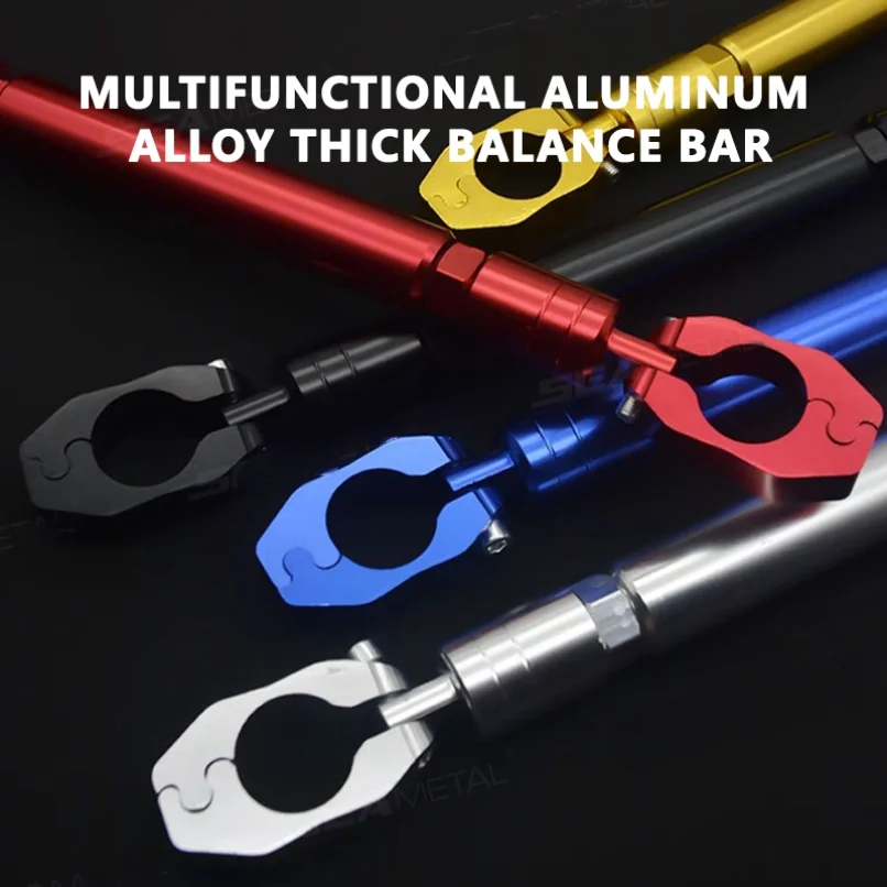 Motorcycle Modify Handlebar Handle Grip Adjustable Crossbar Balance Bracket Regulator Steering Wheel Reinforce 22mmReplacement