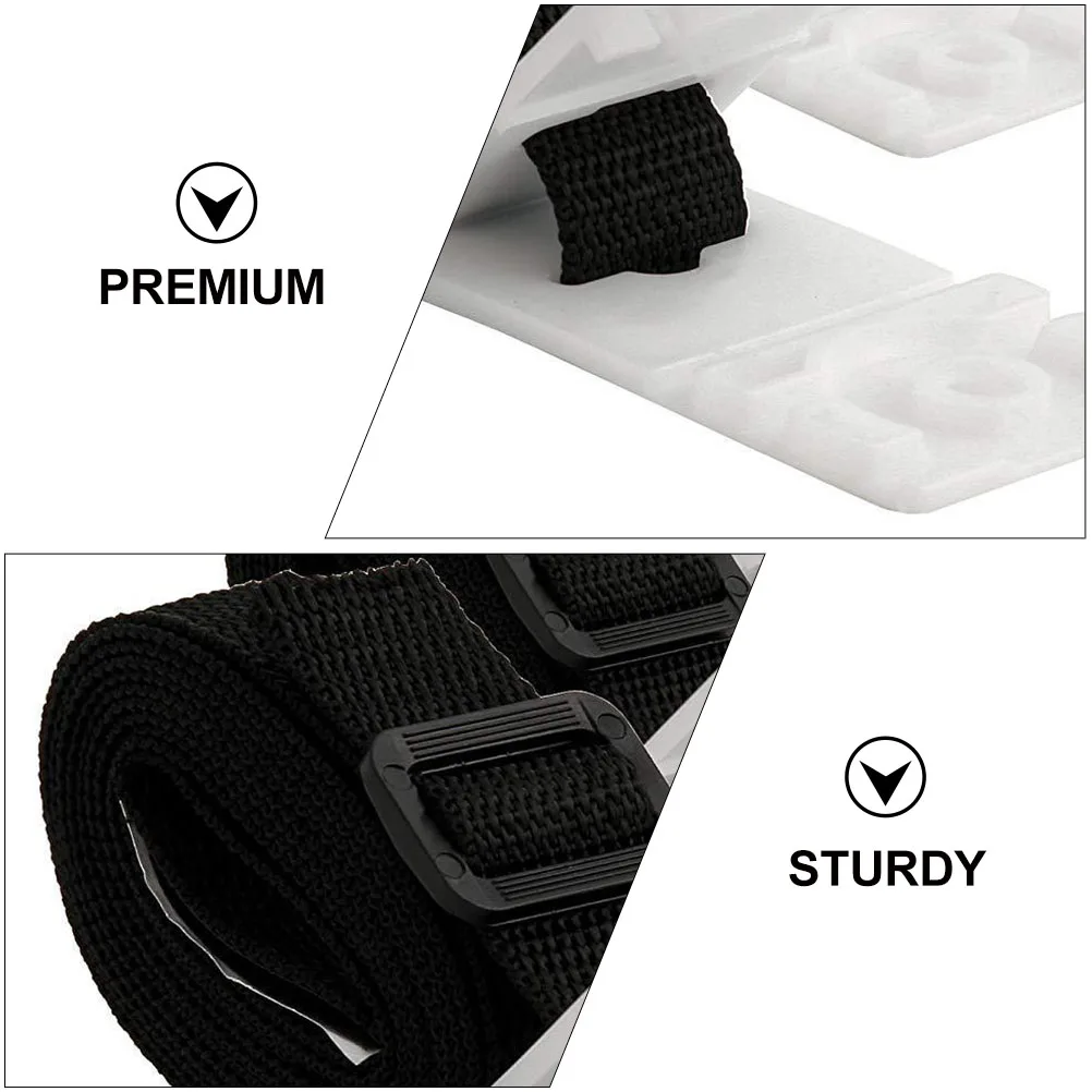 

Swimming Pool Cover Reel Straps 8 Straps Tabs Buckles Cord Plates Solid Tough Link Complete Accessories Blanket Strap Buckles