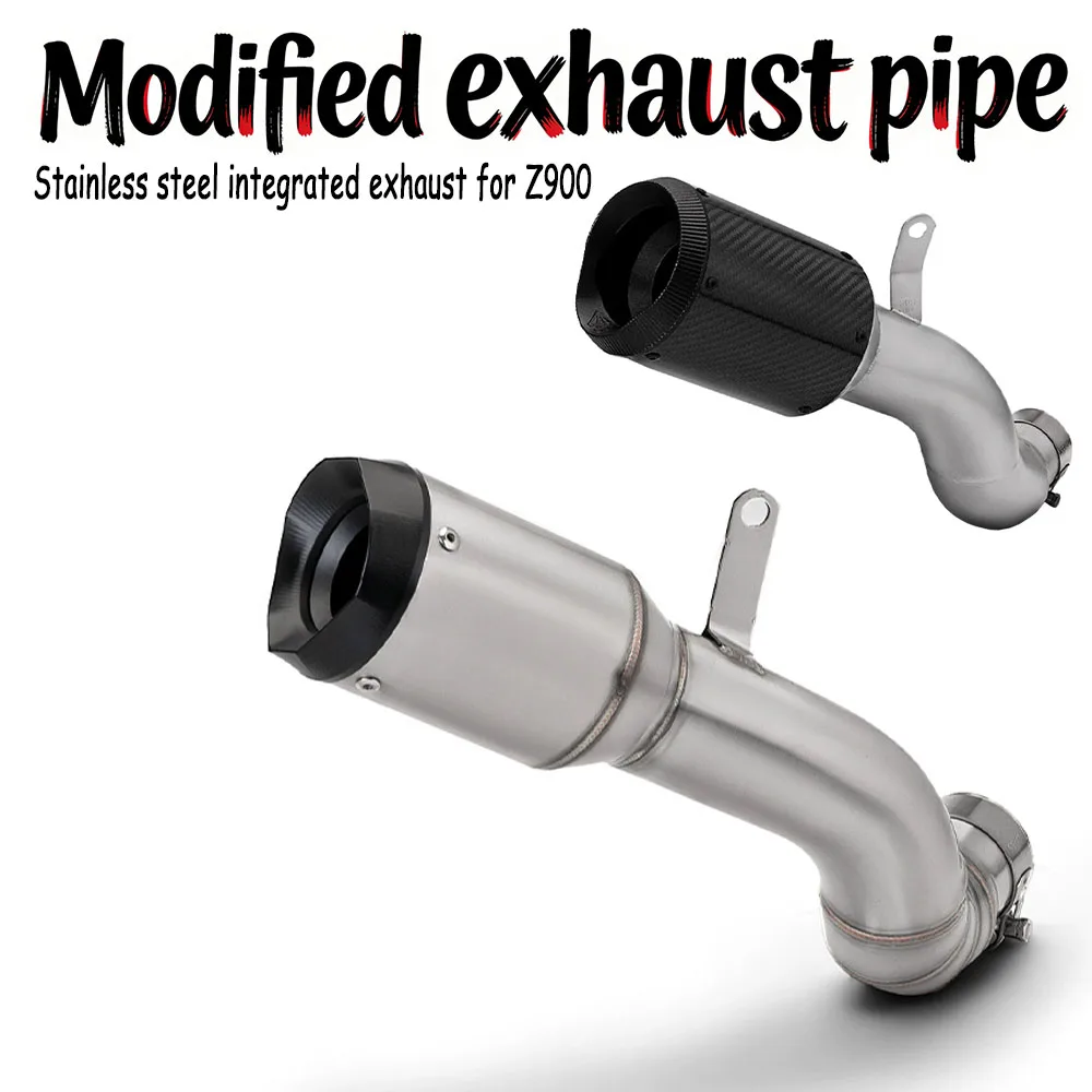 

Motorcycle exhaust pipe modification For Z900 stainless steel integrated tail section custom-designed for the motorcycle