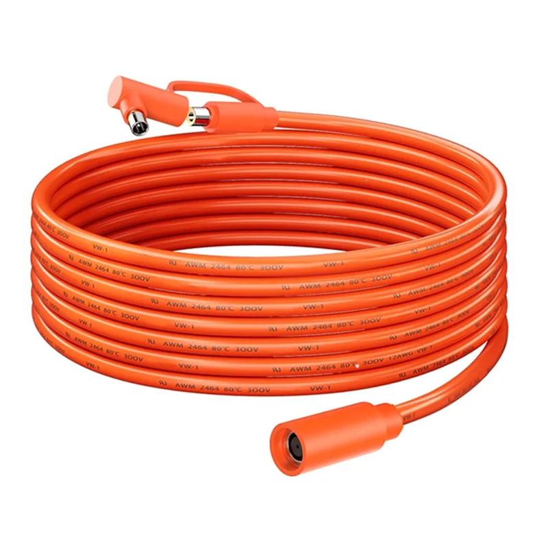 AB25-12AWG สายสําหรับเครื่องกําเนิดไฟฟ้าพลังงานแสงอาทิตย์ 8 มม.หญิงชาย DC7909 แผงพลังงานแสงอาทิตย์สาย DC8020 สําหรับ Jackery/GZ/Yet 5M