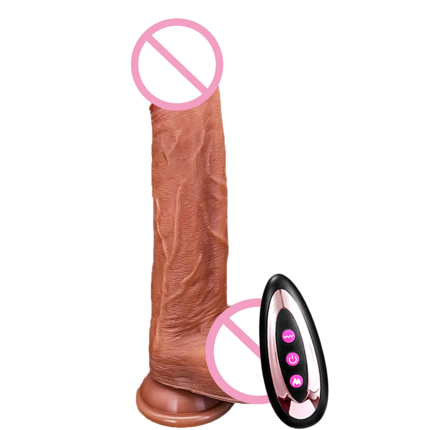 Telescopic Vibrator Dildo Anal ช่องคลอด Masturbation ผู้ใหญ่เกมเพศเร้าอารมณ์หญิงของเล่นชายเครื่องสมจริงอุ่นอวัยวะเพศชาย