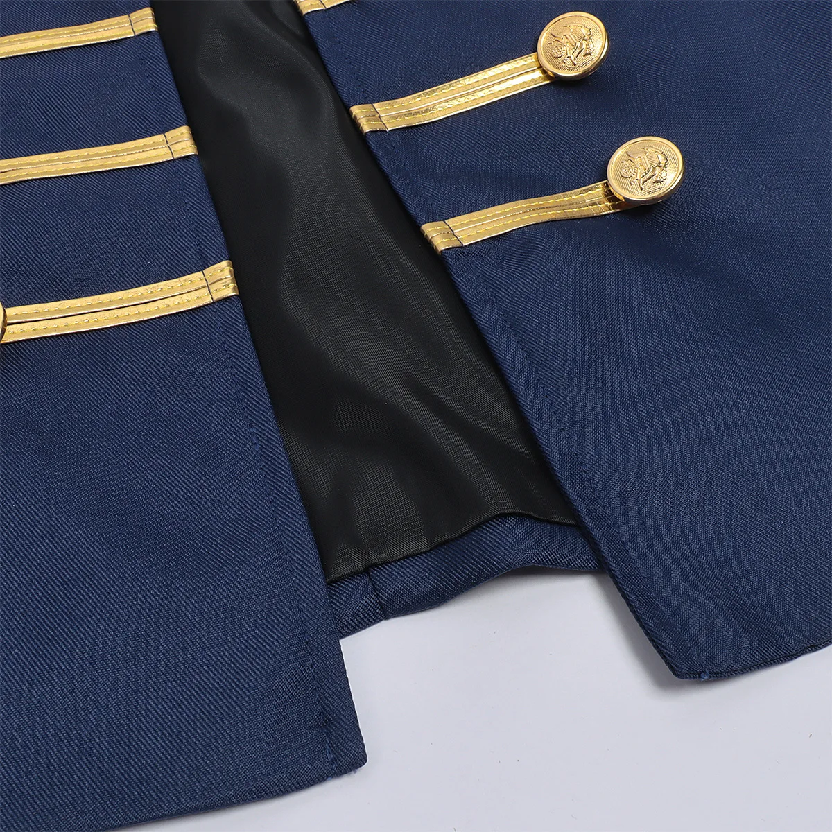 Steampunk Hofstil Militär-Zeremonienjacke Mittelalterlicher Retro-Rock-Mantel Herren Vintage Karneval Rollenspiel Anzugjacken 2026 – Detail 6