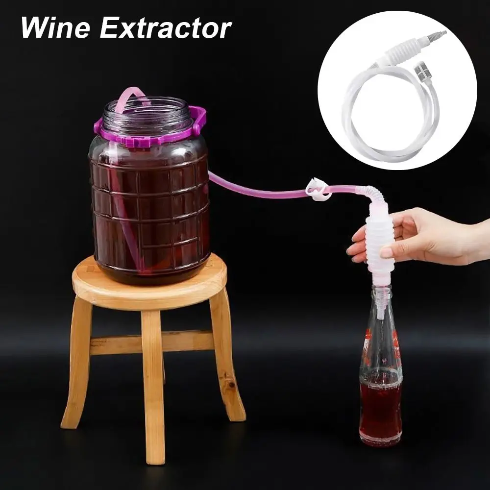 1Pcs 2M Brewing Siphon Hose DIY Bar Tool Wine Making Wine Extractor Household Plastic Alcohol Distiller Filter Tube