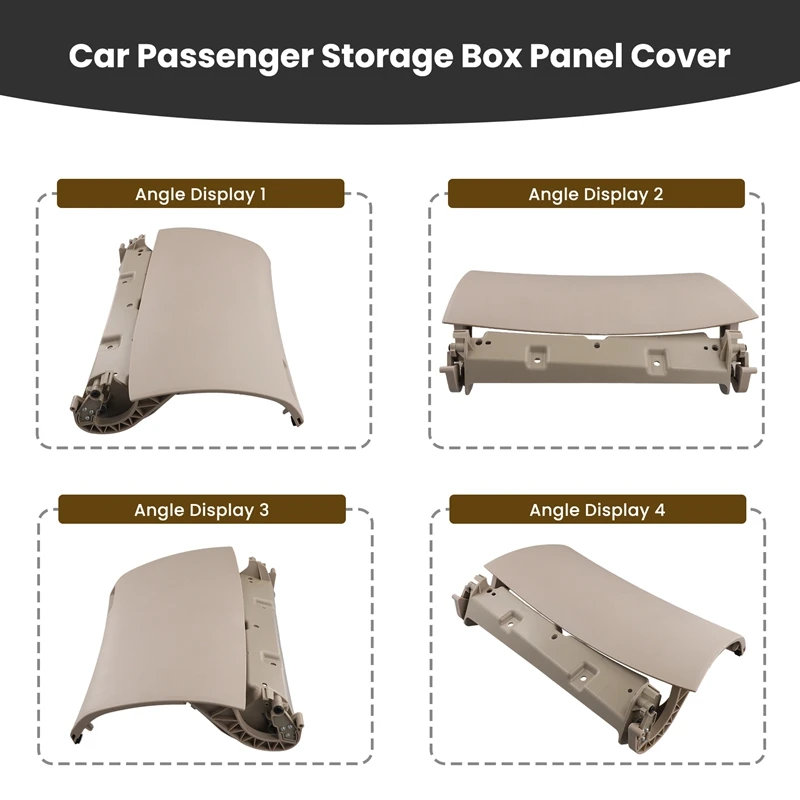 AU04 -Car Passenger Storagebox Panel Cover Beige 55440-0K040 LHD For Toyota Innova 06-15 Dash Glove Box Upper Panel 554400K040