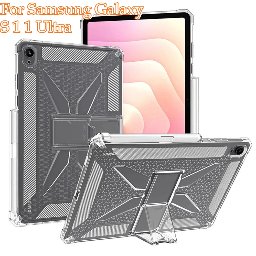 Transparent Holder Case for Samsung Galaxy Tab S11 S11 Ultra 11 14.6