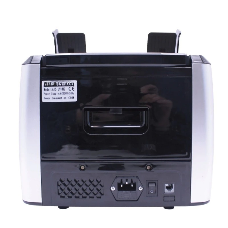 Multi-Currency Money Counting & Detecting Machine, Supports USD, EUR, GBP, MYR & Polymer Banknotes, Vertical Bill Counter