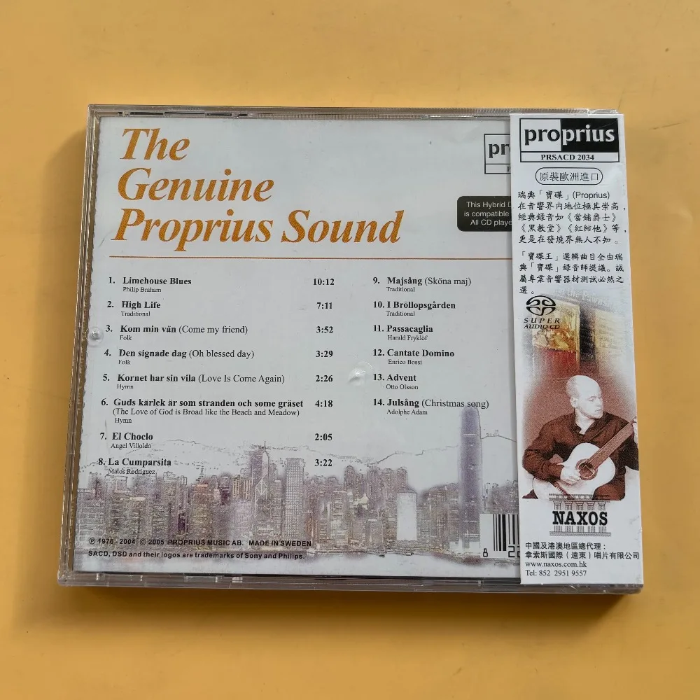 Brand New Sealed Proprius Audiophile Test CD Timeless Music Selection For HiFi System Calibration Collection - view 2