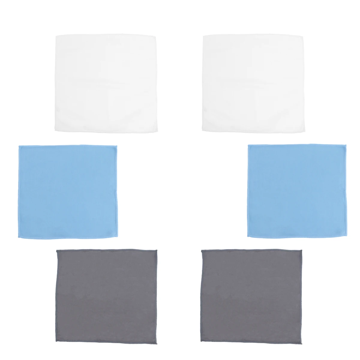

6pcs Microfiber Cleaning Towels Glass Cloth Durable Polishing Dry Free Special Occasions Home Daily Use