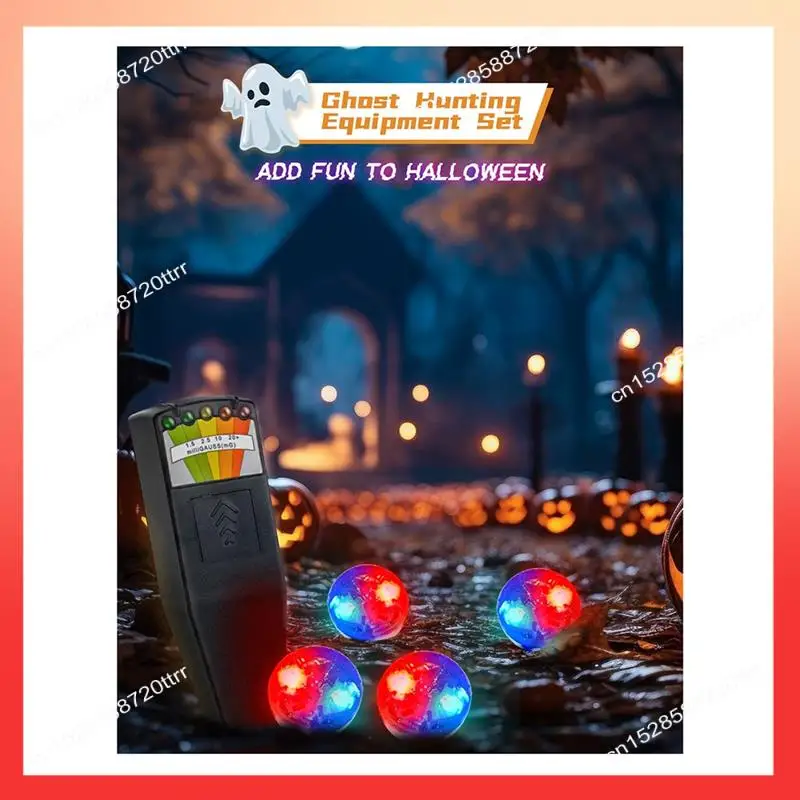 مقياس ABNR EMF، مجموعة معدات صيد الأشباح، معدات خارجية LCD كاشف Emf للفحص في المنزل والمكتب والخارجي