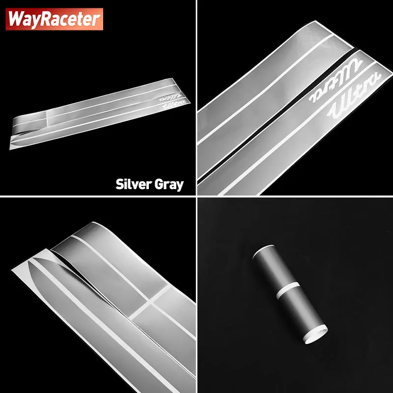 6 Pcs/Set Edition Ultra Door Side Stripes Sticker Bonnet Hood Trunk Carbon Fiber Vinyl Decal For Xiaomi YU7 2025 2026 Accessorie