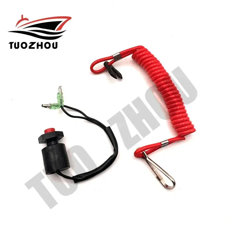 Stop Switch Assy Emergency (Terminal Type) For Suzuki Outboard Remotor Control Box Emergency 37820-92E02