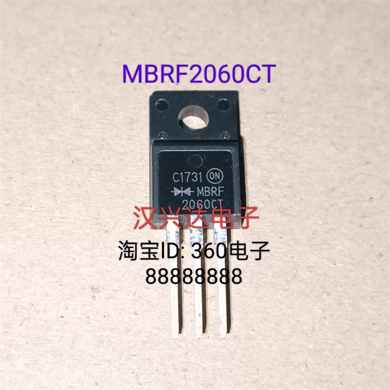 MBRF2060CT 60V 20A TO-220F New in Stock Schottky Rectifier Diode Available for Immediate Purchase