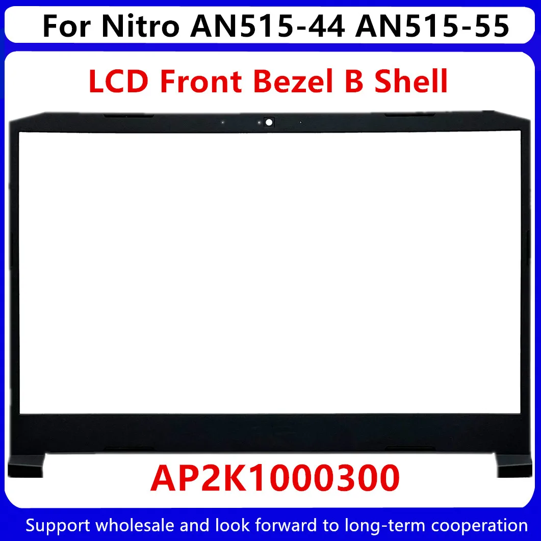 Imagem -04 - para Acer Nitro An51544 Lcd Tampa Traseira um Shell Ap336000301 60.q7kn2.001 Moldura Frontal Ap2k1000300 Dobradiças Novo