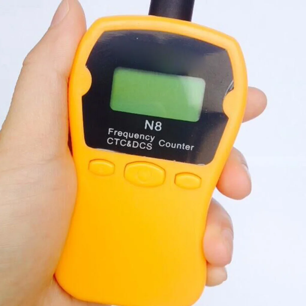 N8 Handheld Frequency Meter Counter Frequency Tester Analyze Device N8 Interphone Digital Analog Tone