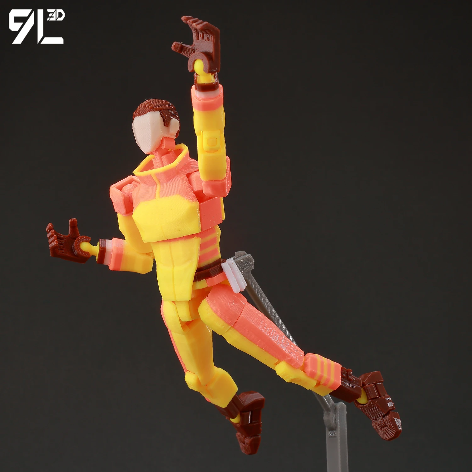 

9L3D Lucky13 Invincible Boy Anime Fan 3D Printed Action Figure Multi Jointed Robot Toy Desk Decoration Stress Relief Dummy13 T13