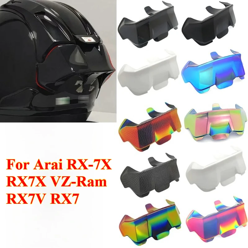 

1 шт., спойлер для заднего шлема мотоцикла, задняя отделка, спойлер для шлема, аксессуары для мотоциклетного шлема для Arai RX-7X RX7X VZ-Ram RX7V RX7