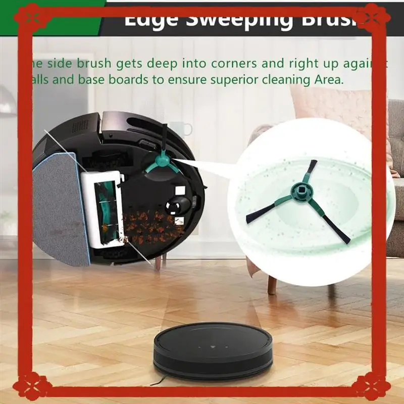 تسليم خلال 24 ساعة لفرشاة Irobot Roomba Edge-Sweeping Side للموديلات 705/505 405/205 105/مكنسة السلسلة الأساسية