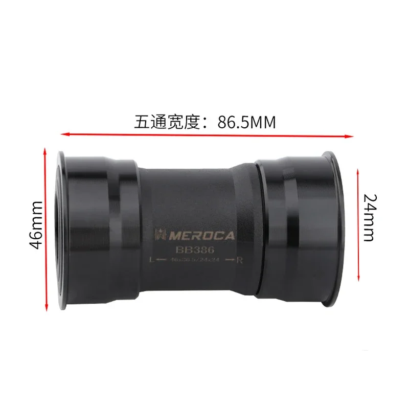 BB386 24 dub Press Fit Bicycle Bottom Bracket Install Bearing MTB Road Bike BB Movement central For SHIMANO Crankset