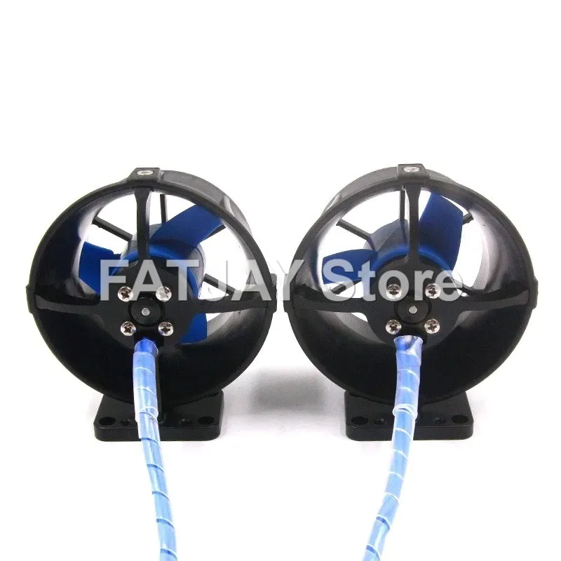 Propulsor submarino de 24V, 3KG de empuje IPX8, 100m, Motor sin escobillas FATJAY TOP02, hélice de 60mm para barcos RC ROV