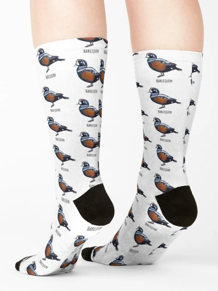 Male Harlequin Duck Socks tennis heated luxe soccer anti-slip Socks Female Men's