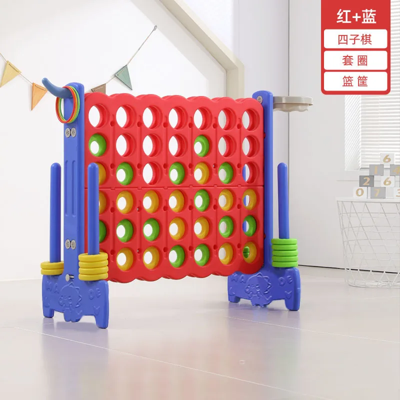 لعبة توصيل عملاقة 4 في الصف لعبة كرة السلة لعبة أرضية خارجية للأطفال المراهقين والكبار ألعاب لوحية ممتعة للعائلة في الأماكن المغلقة #4