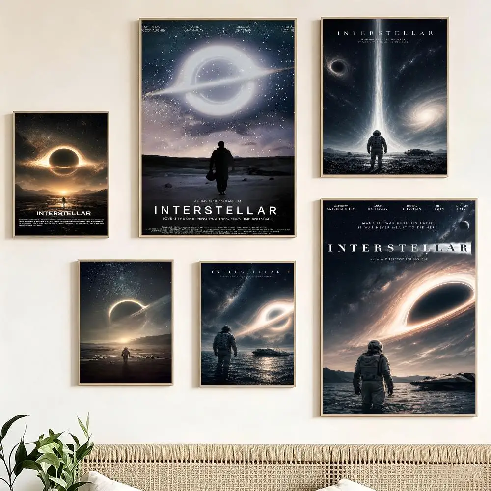 Classic Movie I-Interstellar Poster Print Painting Home Decor for Bedroom Living Room Hallway