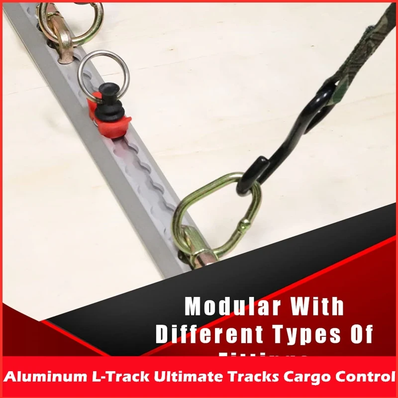 12 Inch Cargo Control Angled Aluminum L Track For RV  etc. SecuringMotorcycles, ATVs, Utility Tractors, Dirt Bikes, and More