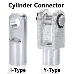 5pcs Cylinder Accessories SC Standard Cylinder Y-type Fitting with Pin/ I-type Connector MAL/MA Cylinder Pneumatic Components