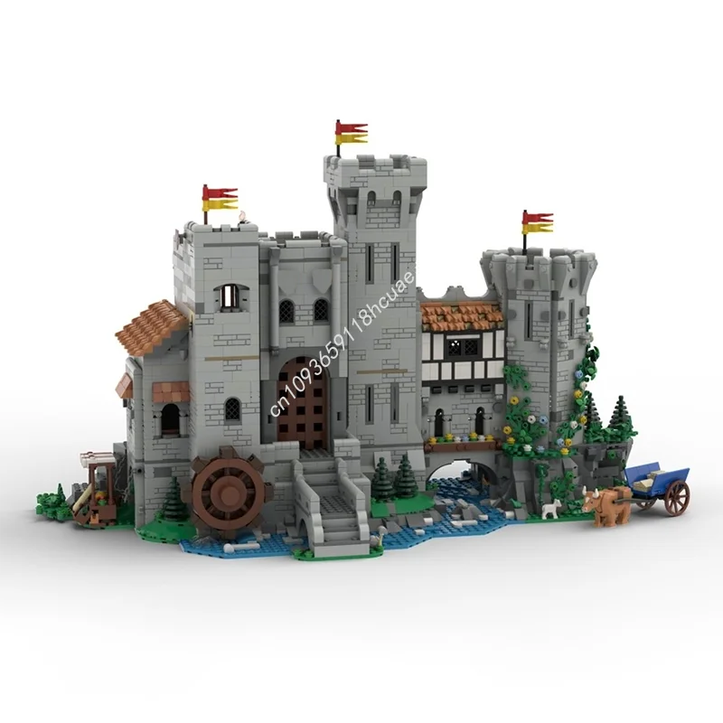 3845 個 MOC アウトポスト城モデルビルディングブロック教育子供建築おもちゃクリエイティブクリスマスギフト