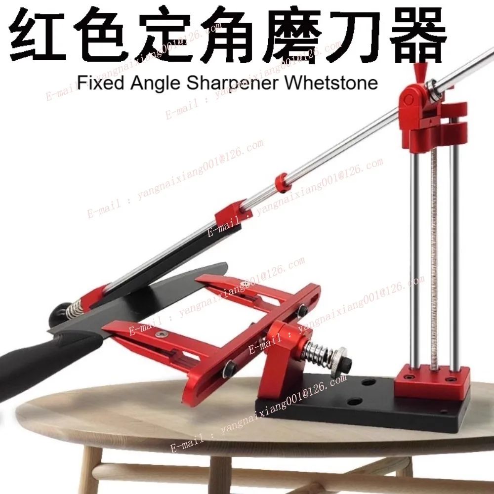 1 set telaio per affilare i coltelli affilacoltelli professionale ad angolo fisso pietra per affilare smerigliatrice ad alta precisione