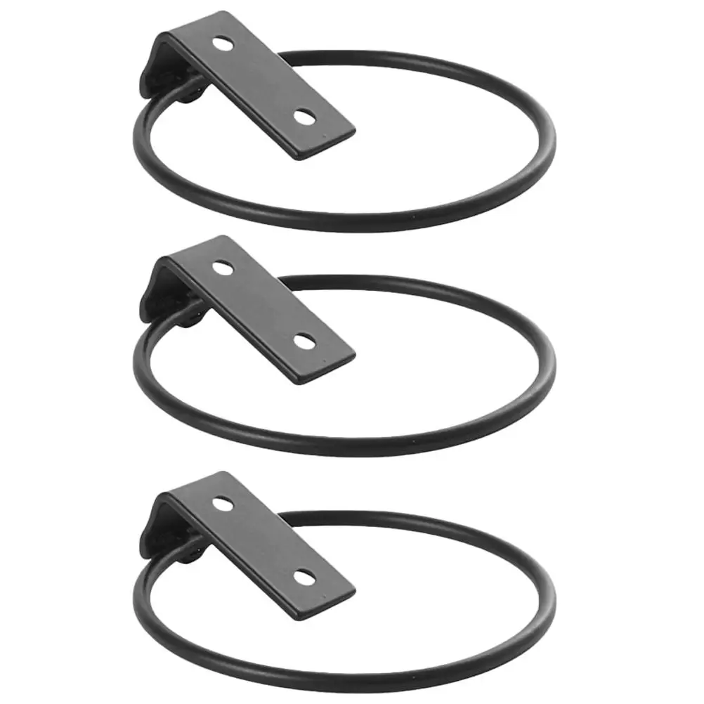 3 Pcs Flower Pot Storage Rack Flowerpot Bracket Wall Mount Hanging Pots for Plants Stand Ring