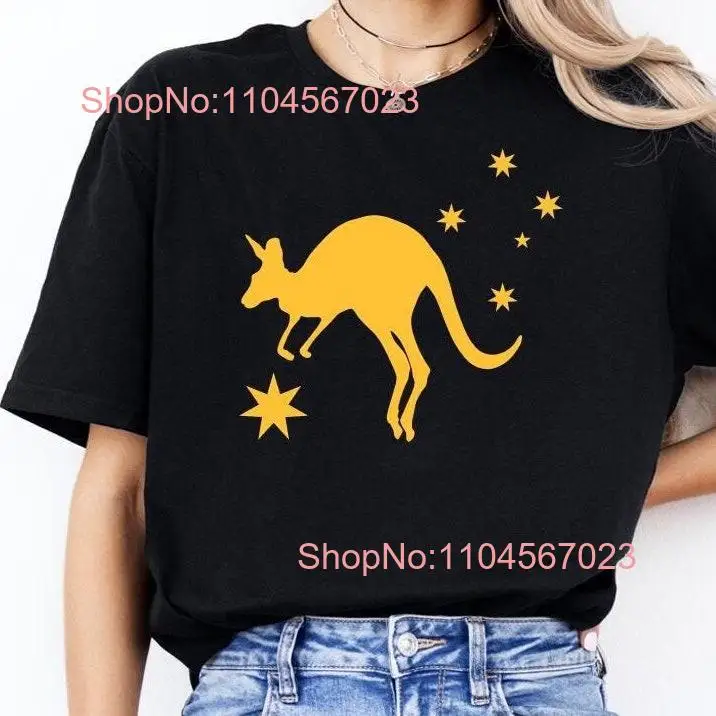 

Australian Kangaroo T Shirt Australia Aussie Apparel Day Lover Clothing Animal Pride long or short sleeves