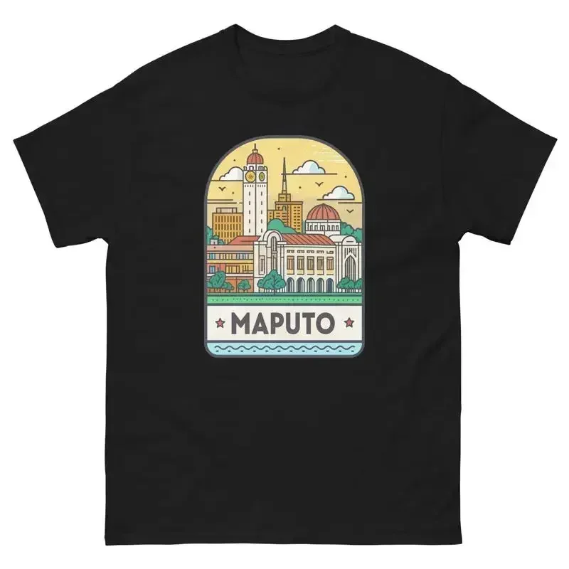 Maputo World Travel Urban Area City T Shirt