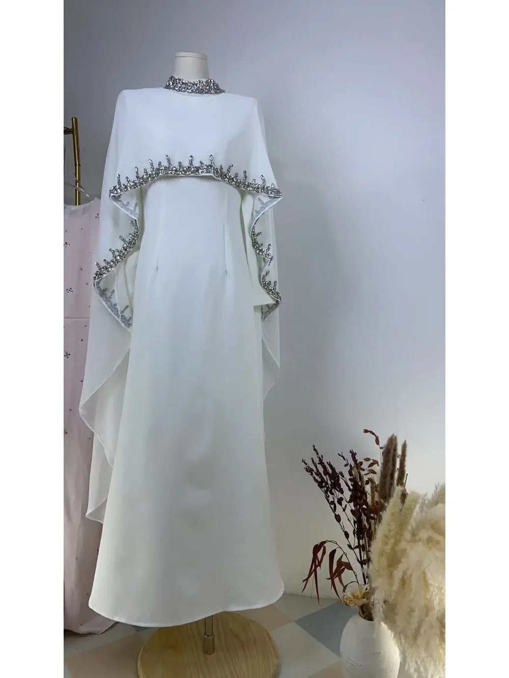 Eid vrouwen Jurk abaya moslim Ramadan Jalabiya Borduren Feestjurken Dubai Lange Gewaad Marokko Kaftan Islam Vestidos Largos 2025