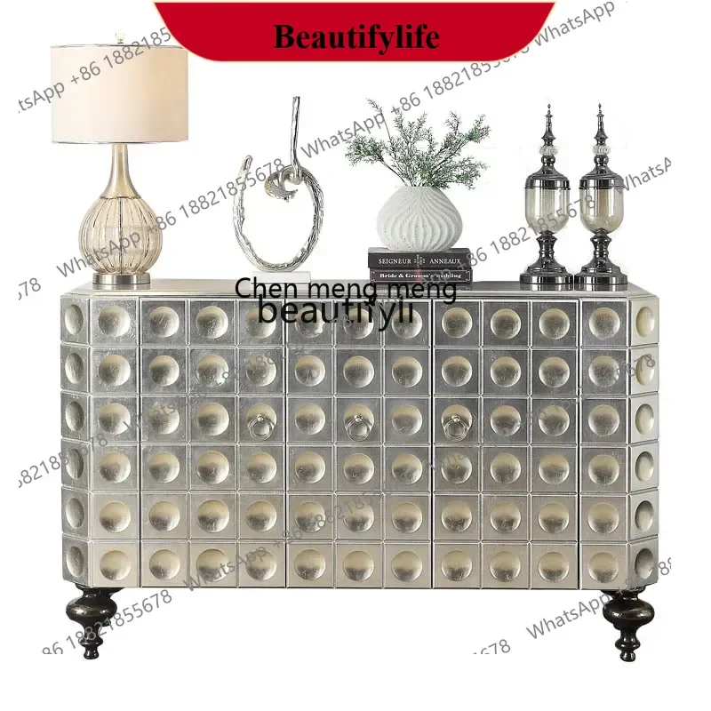 

D178 Light Luxury Door Cabinet Villa Simple Paint Entry Partition Wine Storage for Living Room Dining Side Decorative Furniture