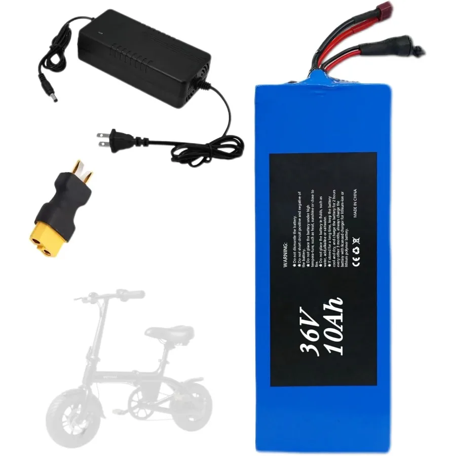 

36V10AH литий-ионный аккумулятор для электровелосипедов и скутеров с зарядным устройством 2A идеально подходит для двигателей 250W1200W HighEffi